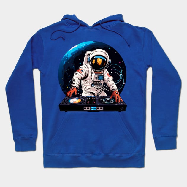 Dj Astronaut Hoodie by OscarVanHendrix